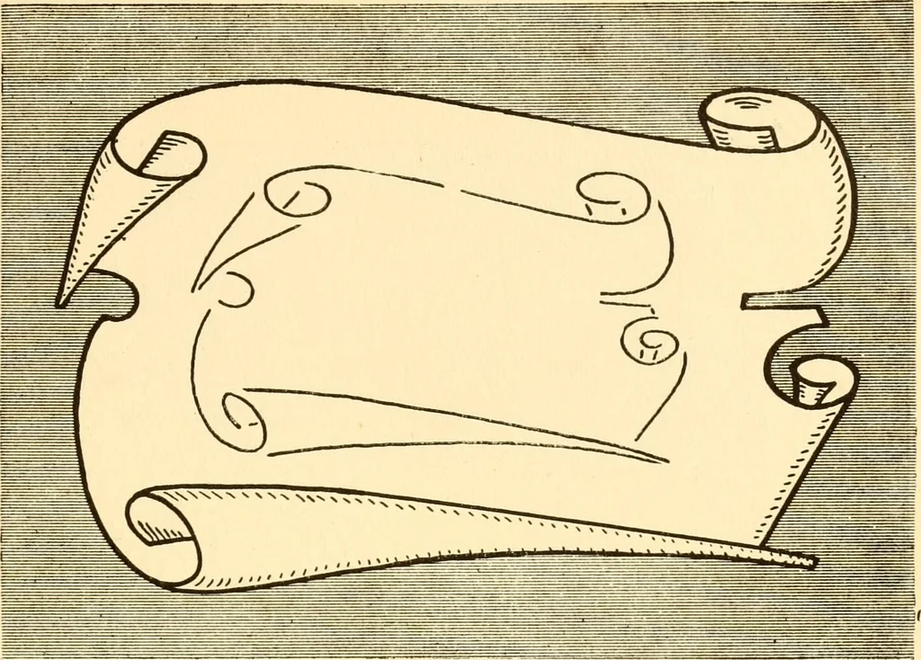 An illustration from How to paint flowers, scrolls and fancy borders for up-to-date show cards, posters, display signs and decorating, 1915, leaf 64
