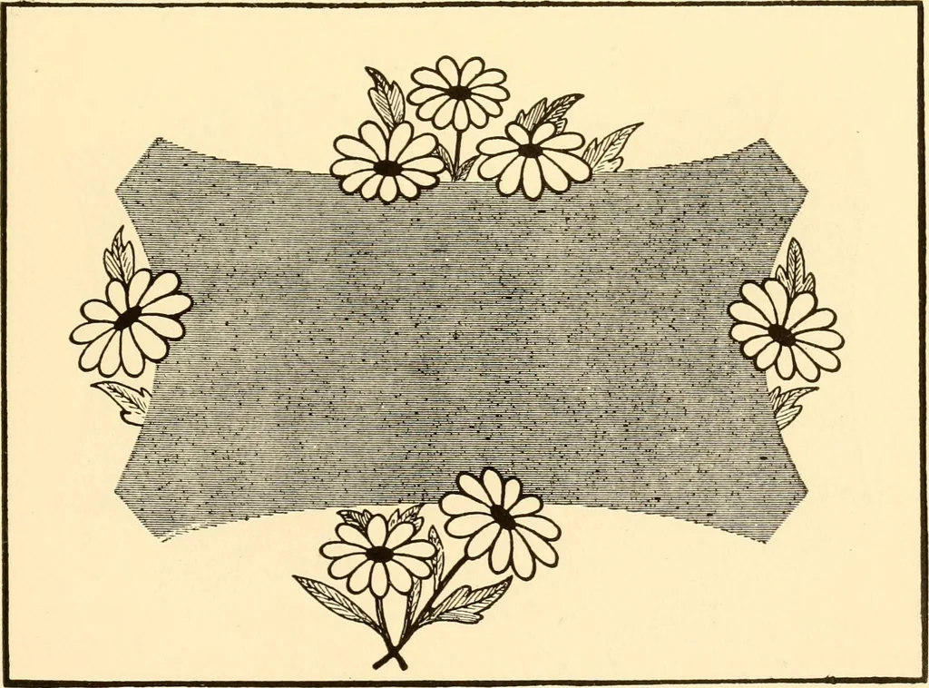 An illustration from How to paint flowers, scrolls and fancy borders for up-to-date show cards, posters, display signs and decorating, 1915, leaf 66