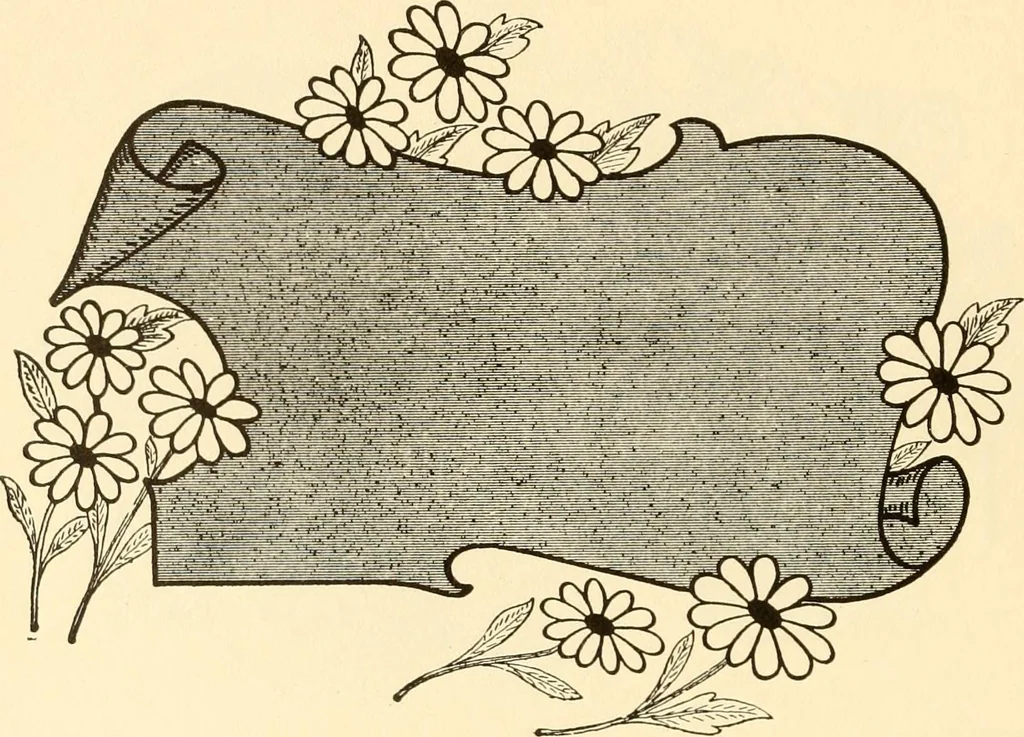 An illustration from How to paint flowers, scrolls and fancy borders for up-to-date show cards, posters, display signs and decorating, 1915, leaf 69