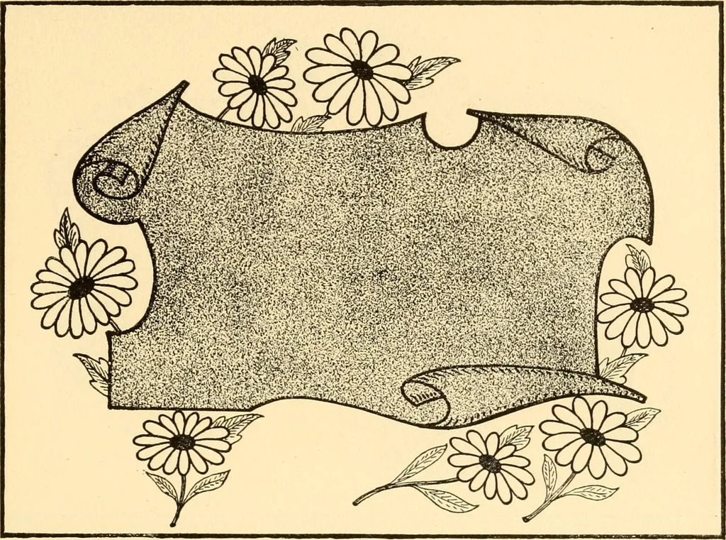 An illustration from How to paint flowers, scrolls and fancy borders for up-to-date show cards, posters, display signs and decorating, 1915, leaf 70