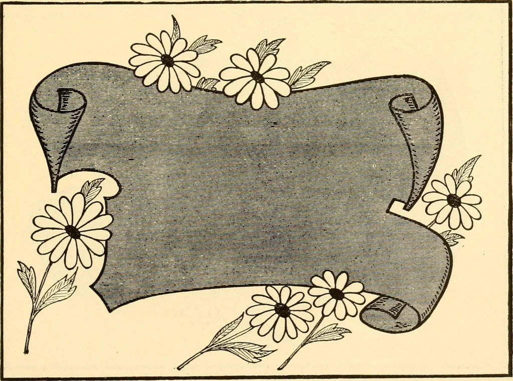 An illustration from How to paint flowers, scrolls and fancy borders for up-to-date show cards, posters, display signs and decorating, 1915, leaf 70