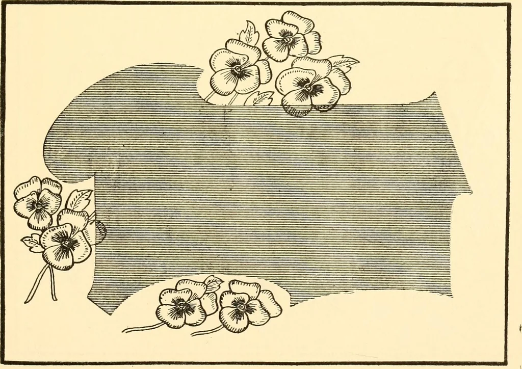 An illustration from How to paint flowers, scrolls and fancy borders for up-to-date show cards, posters, display signs and decorating, 1915, leaf 76