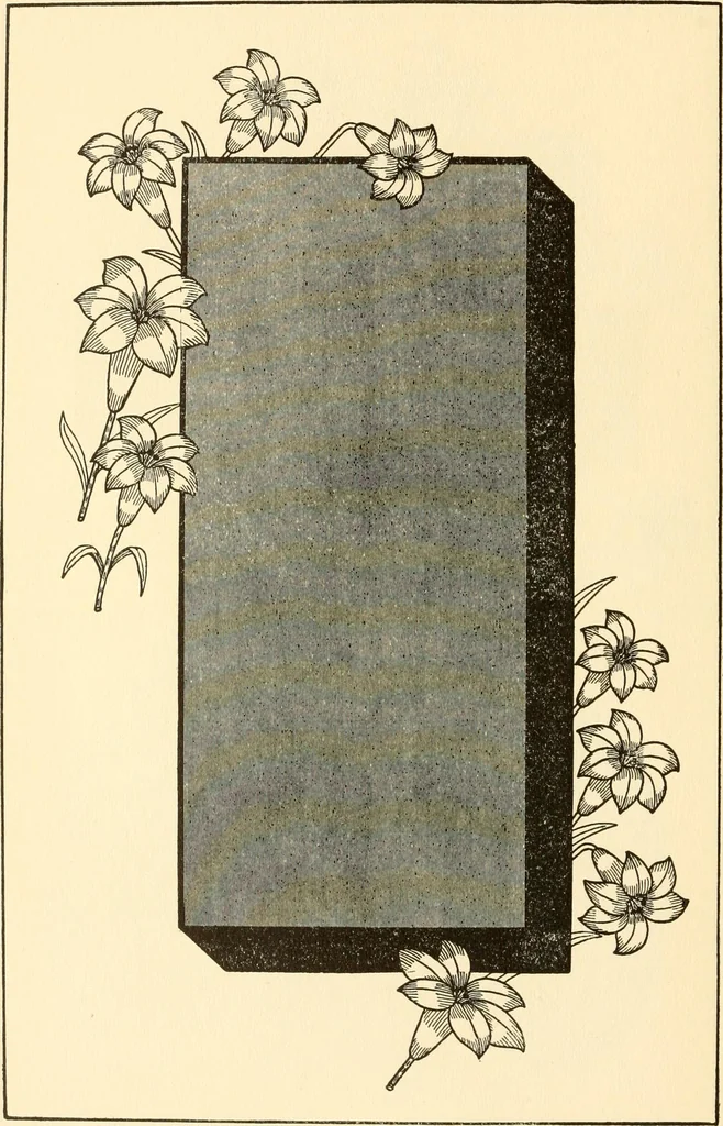 An illustration from How to paint flowers, scrolls and fancy borders for up-to-date show cards, posters, display signs and decorating, 1915, leaf 89