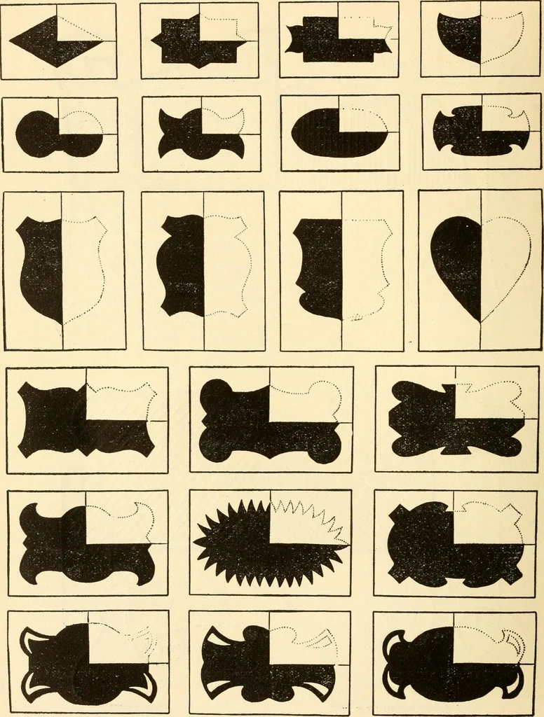 An illustration from How to paint flowers, scrolls and fancy borders for up-to-date show cards, posters, display signs and decorating, 1915, leaf 97