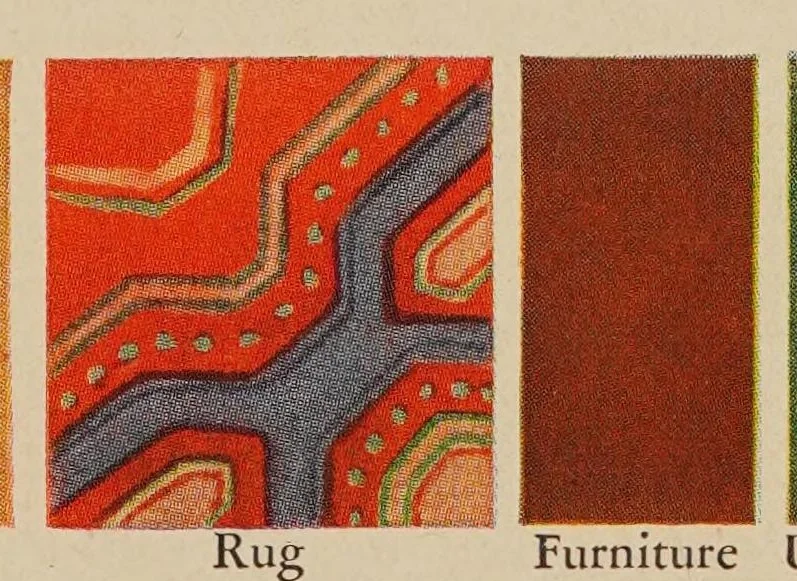 An illustration from How to paint : how to Jap-a-lac, how to varnish, how to have colorful furniture, walls, color schemes : valuable facts on all painting, 1930, leaf 15