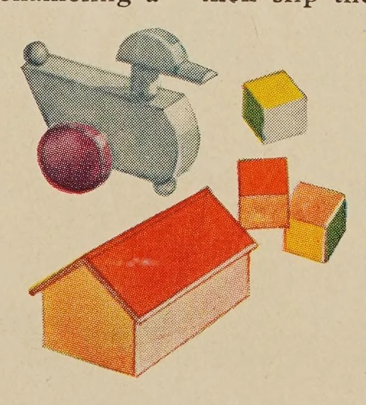 An illustration from How to paint : how to Jap-a-lac, how to varnish, how to have colorful furniture, walls, color schemes : valuable facts on all painting, 1930, leaf 5