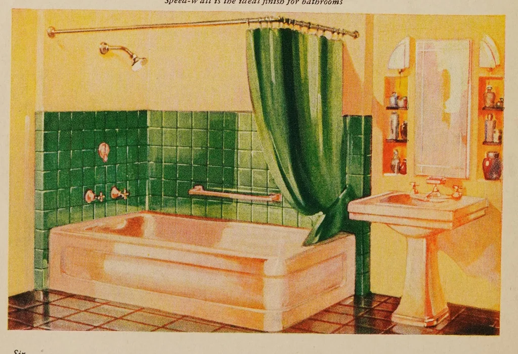 An illustration from How to paint : how to Jap-a-lac, how to varnish, how to have colorful furniture, walls, color schemes : valuable facts on all painting, 1930, leaf 6