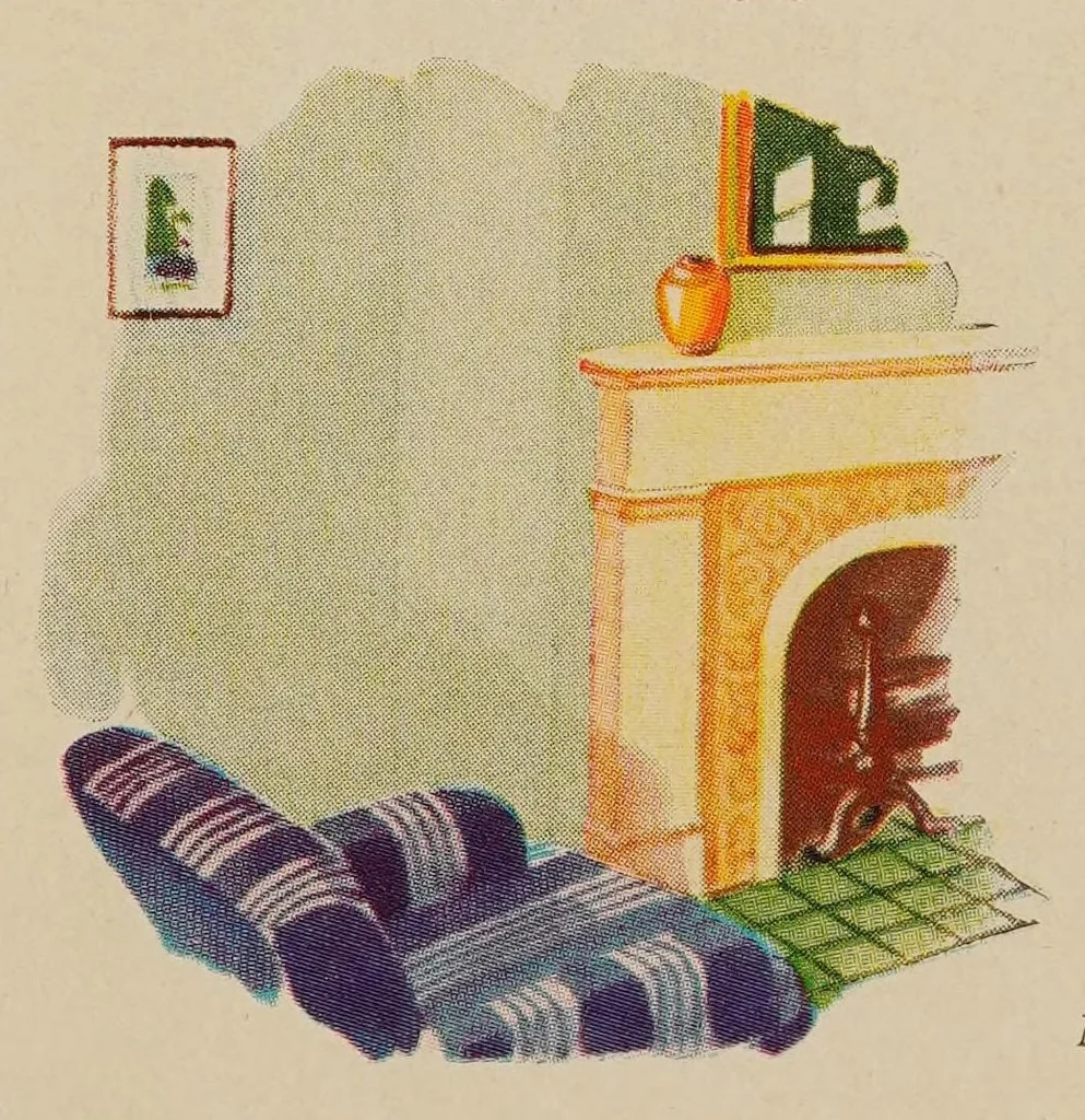 An illustration from How to paint : how to Jap-a-lac, how to varnish, how to have colorful furniture, walls, color schemes : valuable facts on all painting, 1930, leaf 9