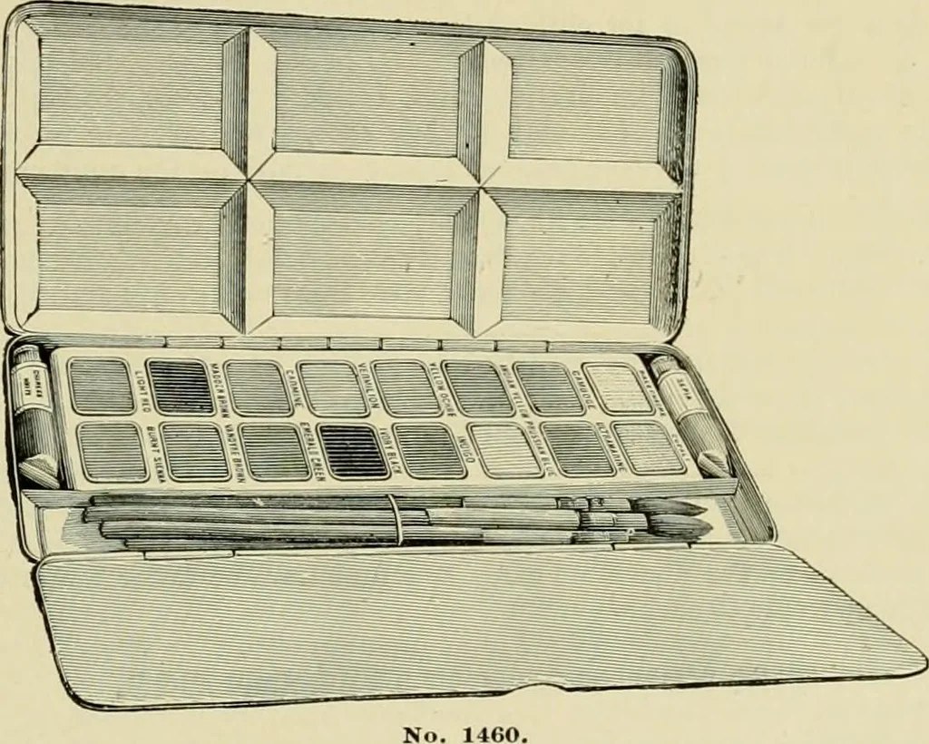 An illustration from How to paint : an instruction book with full description of all the materials necessary., 1894, leaf 132