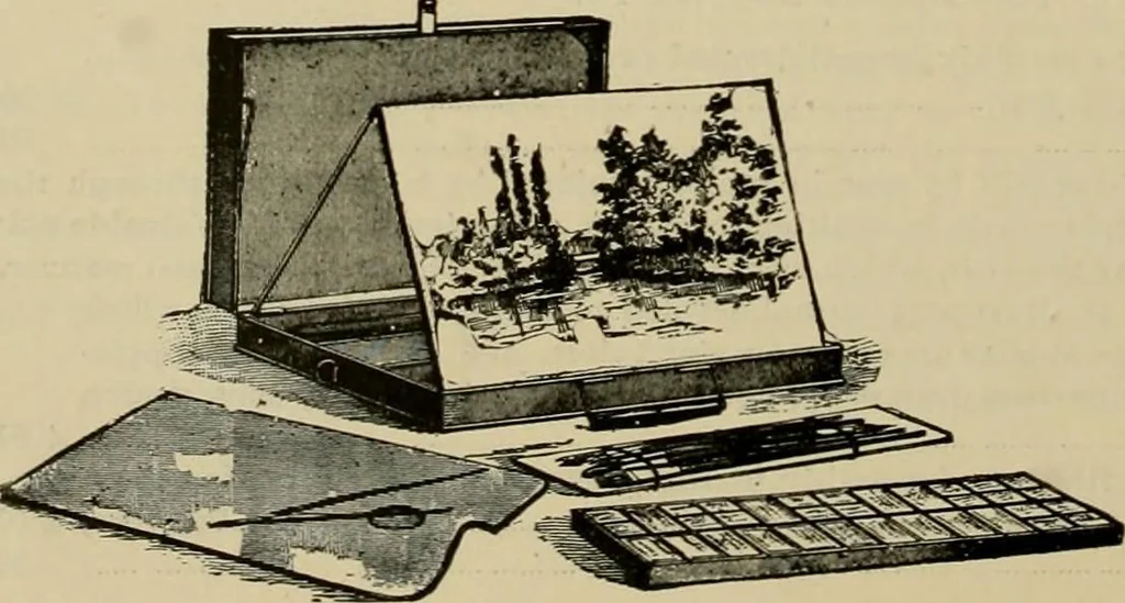 An illustration from How to paint : an instruction book with full description of all the materials necessary., 1894, leaf 333