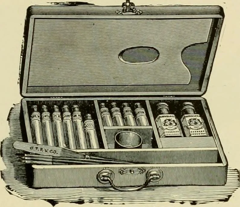 An illustration from How to paint : an instruction book with full description of all the materials necessary., 1894, leaf 38