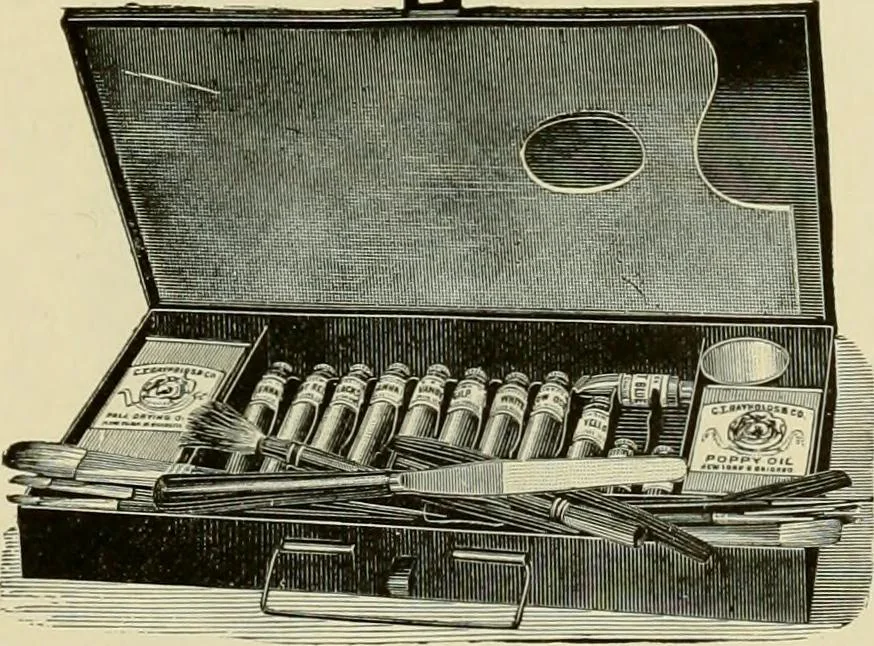 An illustration from How to paint : an instruction book with full description of all the materials necessary., 1894, leaf 38