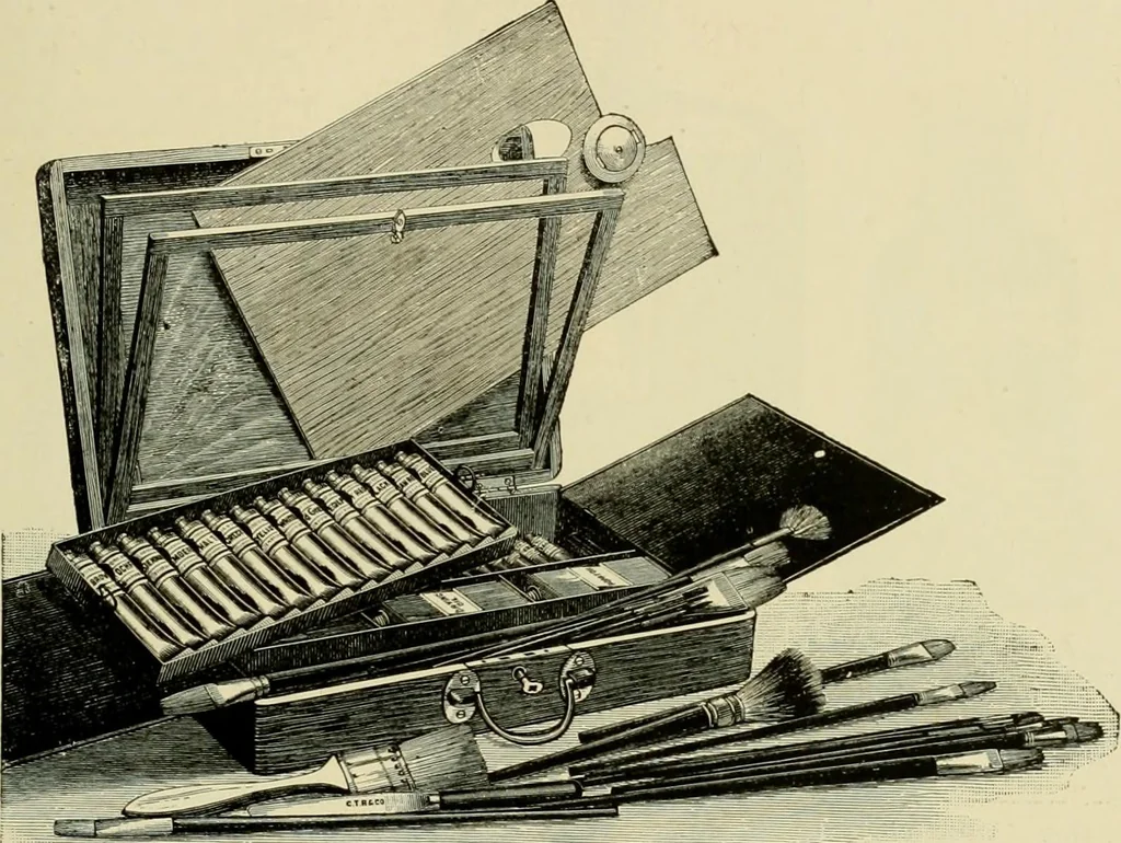 An illustration from How to paint : an instruction book with full description of all the materials necessary., 1894, leaf 42