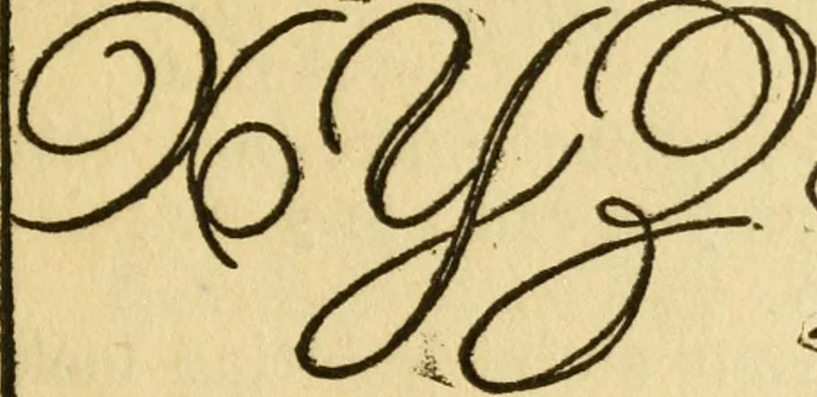 An illustration from How to paint signs and sho' cards, 1920, leaf 14