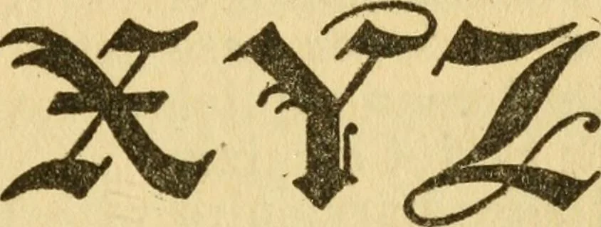 An illustration from How to paint signs and sho' cards, 1920, leaf 16