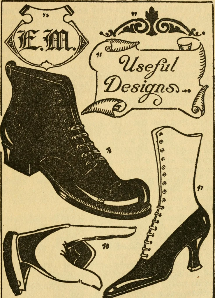 An illustration from How to paint signs and sho' cards, 1920, leaf 42
