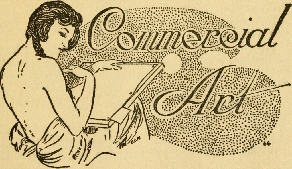 An illustration from How to paint signs and sho' cards, 1920, leaf 80