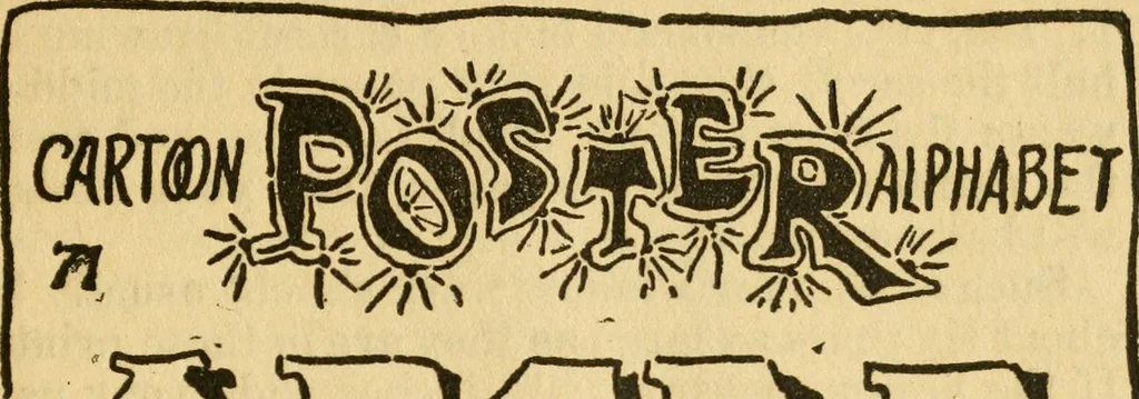 An illustration from How to paint signs and sho' cards, 1920, leaf 88