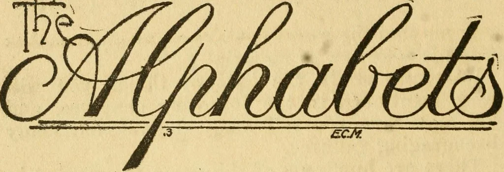 An illustration from How to paint signs and sho' cards, 1920, leaf 9
