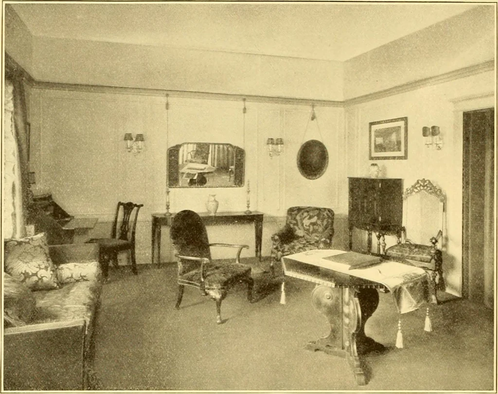 An illustration from How to plan, finance and build your home [by] the Architects’ small house service bureau., 1922, leaf 111