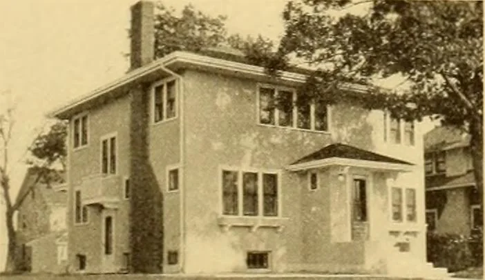 An illustration from How to plan, finance and build your home [by] the Architects’ small house service bureau., 1922, leaf 118