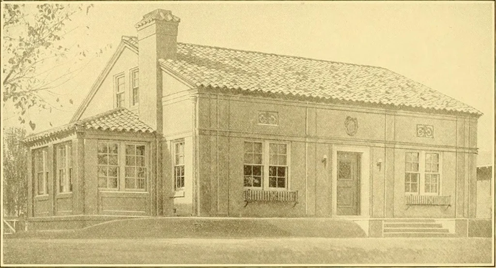 An illustration from How to plan, finance and build your home [by] the Architects’ small house service bureau., 1922, leaf 119