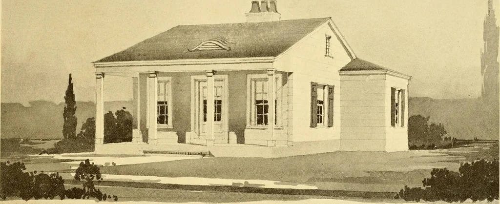 An illustration from How to plan, finance and build your home [by] the Architects’ small house service bureau., 1922, leaf 16