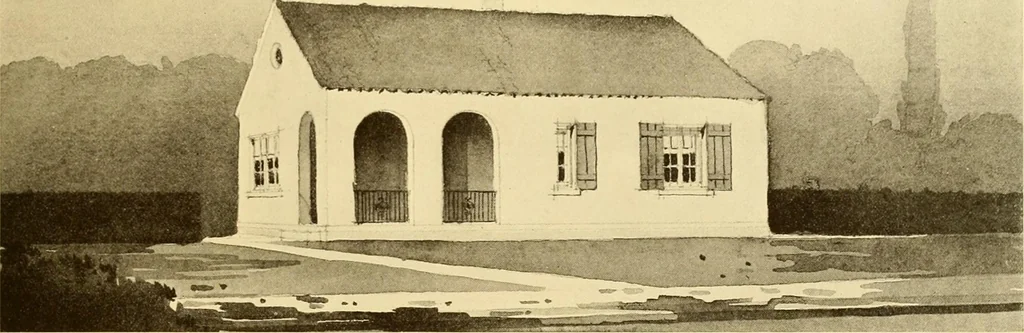 An illustration from How to plan, finance and build your home [by] the Architects’ small house service bureau., 1922, leaf 18