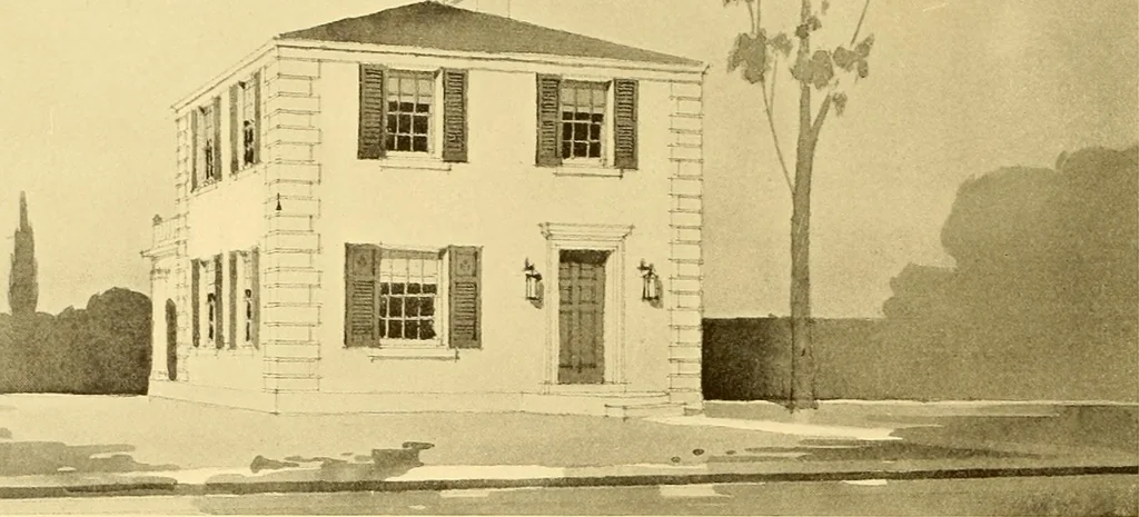 An illustration from How to plan, finance and build your home [by] the Architects’ small house service bureau., 1922, leaf 23
