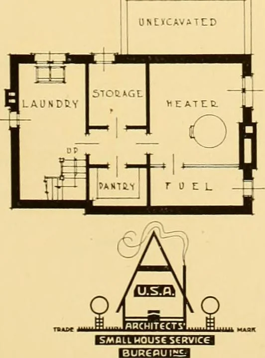 An illustration from How to plan, finance and build your home [by] the Architects’ small house service bureau., 1922, leaf 26