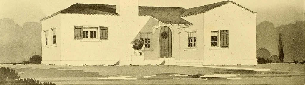 An illustration from How to plan, finance and build your home [by] the Architects’ small house service bureau., 1922, leaf 27