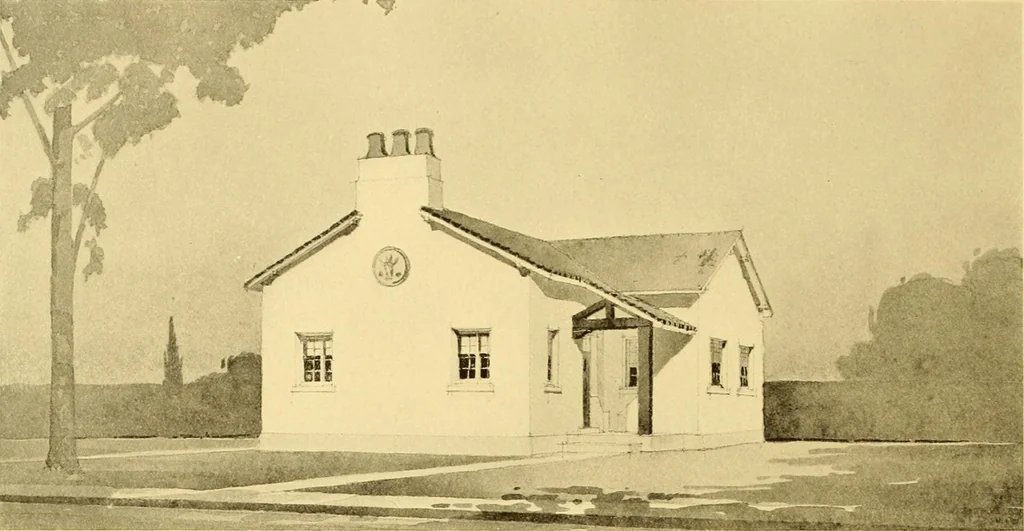 An illustration from How to plan, finance and build your home [by] the Architects’ small house service bureau., 1922, leaf 29