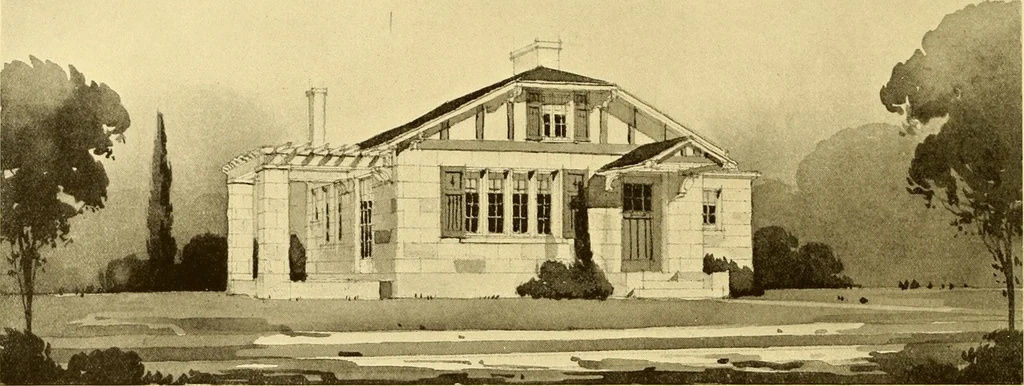 An illustration from How to plan, finance and build your home [by] the Architects’ small house service bureau., 1922, leaf 39