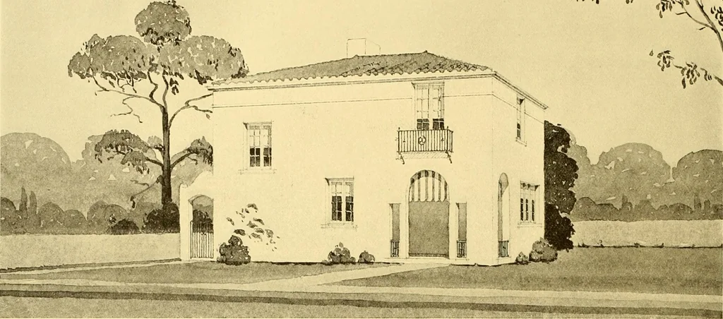 An illustration from How to plan, finance and build your home [by] the Architects’ small house service bureau., 1922, leaf 41