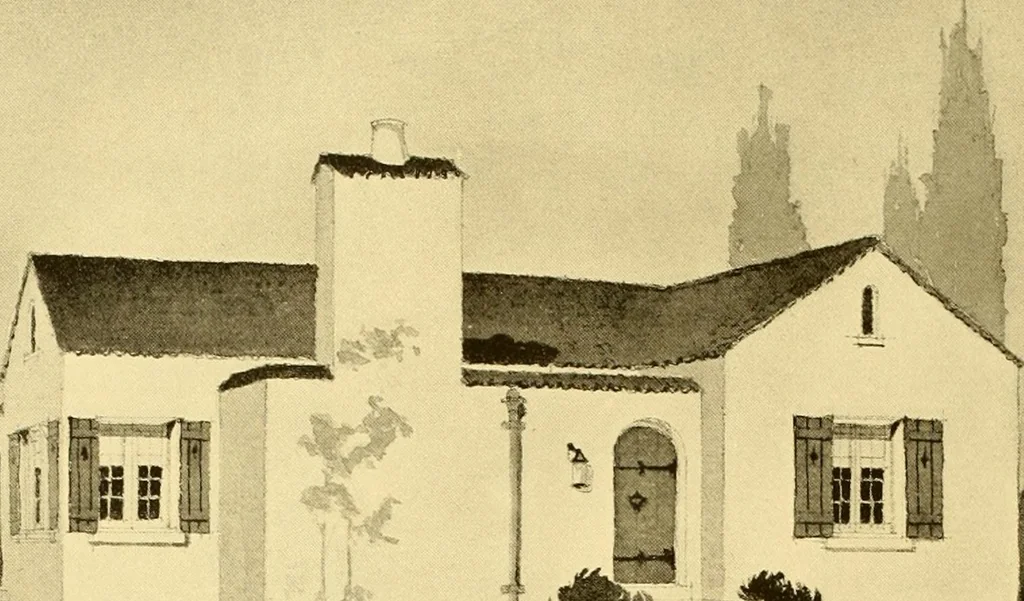 An illustration from How to plan, finance and build your home [by] the Architects’ small house service bureau., 1922, leaf 43