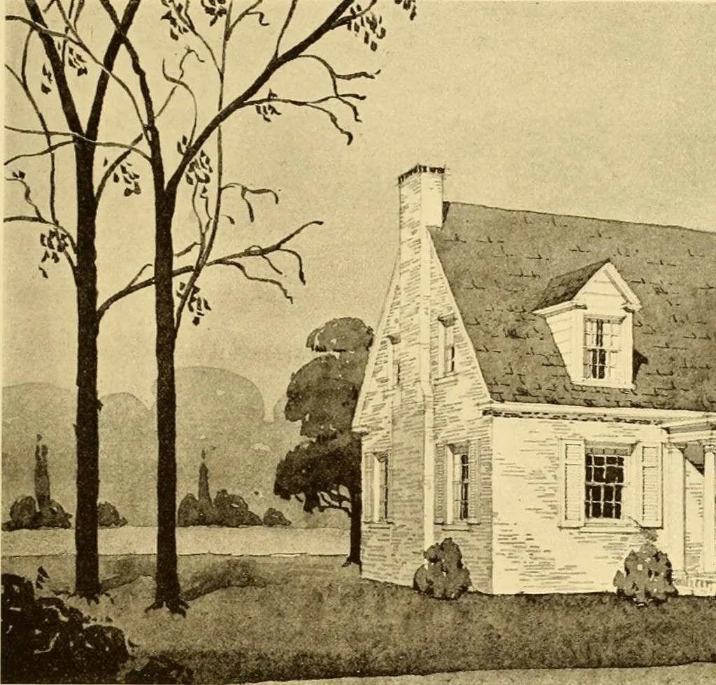 An illustration from How to plan, finance and build your home [by] the Architects’ small house service bureau., 1922, leaf 44