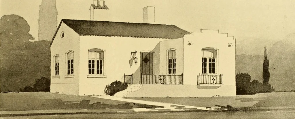 An illustration from How to plan, finance and build your home [by] the Architects’ small house service bureau., 1922, leaf 46