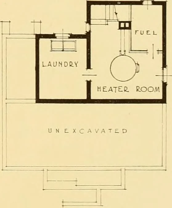 An illustration from How to plan, finance and build your home [by] the Architects’ small house service bureau., 1922, leaf 52