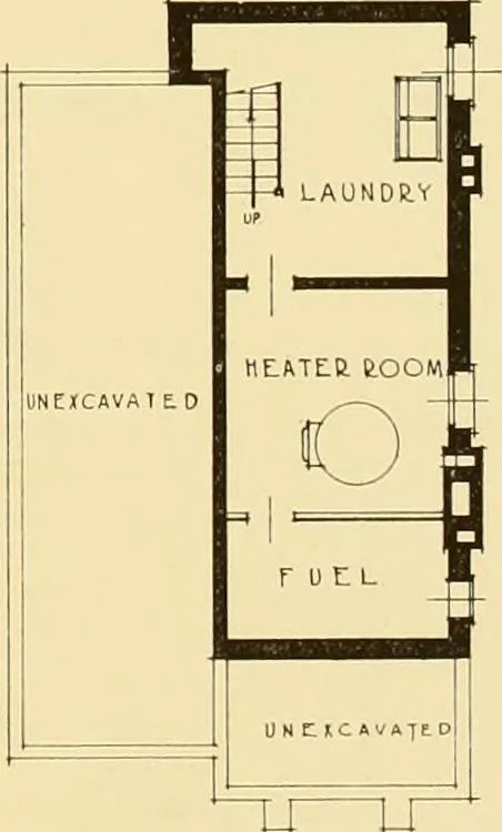An illustration from How to plan, finance and build your home [by] the Architects’ small house service bureau., 1922, leaf 56