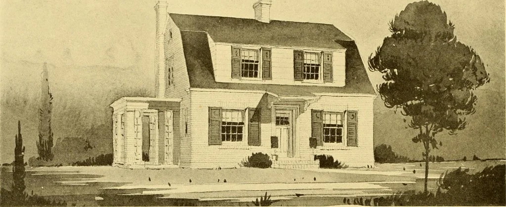 An illustration from How to plan, finance and build your home [by] the Architects’ small house service bureau., 1922, leaf 57