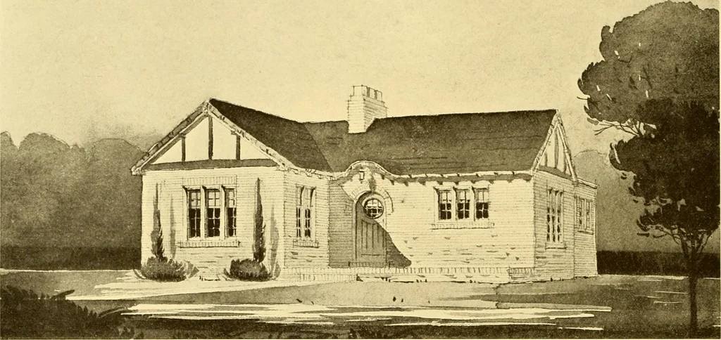 An illustration from How to plan, finance and build your home [by] the Architects’ small house service bureau., 1922, leaf 59