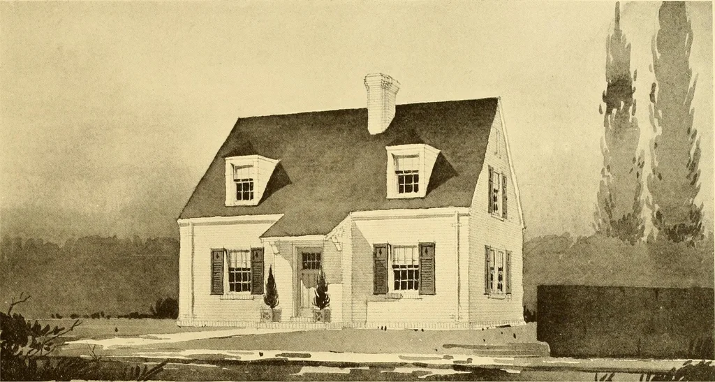 An illustration from How to plan, finance and build your home [by] the Architects’ small house service bureau., 1922, leaf 60