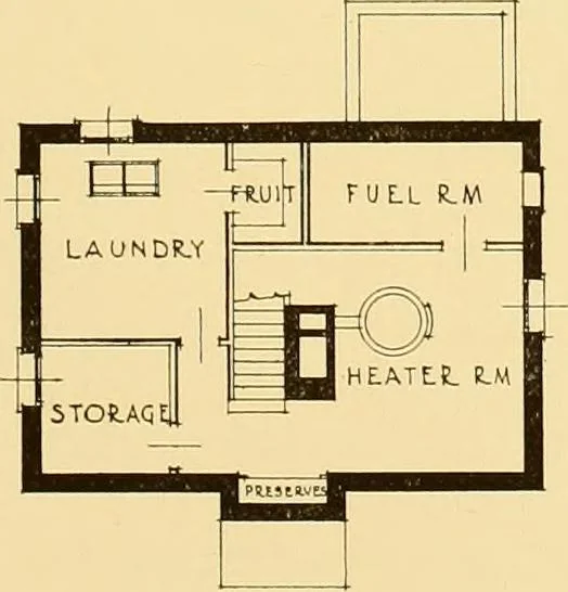 An illustration from How to plan, finance and build your home [by] the Architects’ small house service bureau., 1922, leaf 60