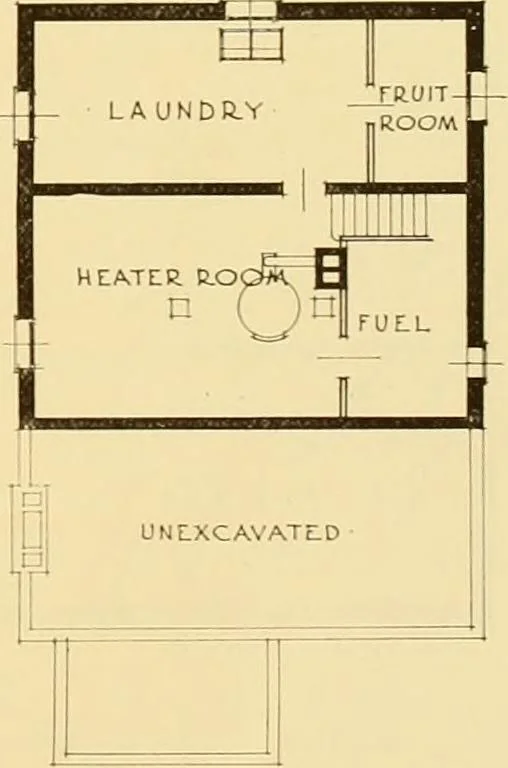 An illustration from How to plan, finance and build your home [by] the Architects’ small house service bureau., 1922, leaf 72
