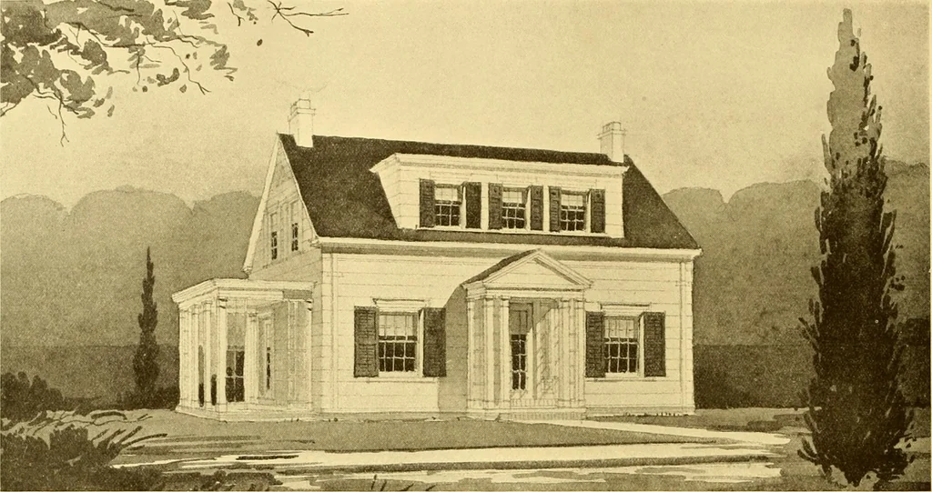 An illustration from How to plan, finance and build your home [by] the Architects’ small house service bureau., 1922, leaf 77