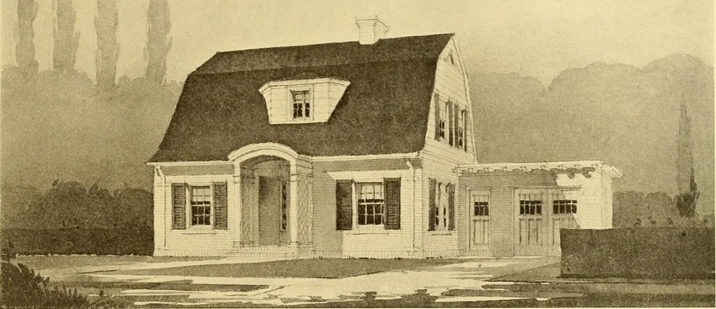 An illustration from How to plan, finance and build your home [by] the Architects’ small house service bureau., 1922, leaf 78