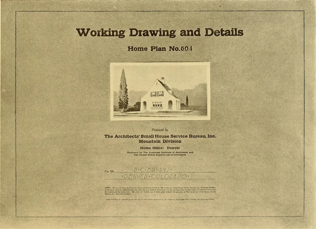 An illustration from How to plan, finance and build your home [by] the Architects’ small house service bureau., 1922, leaf 86