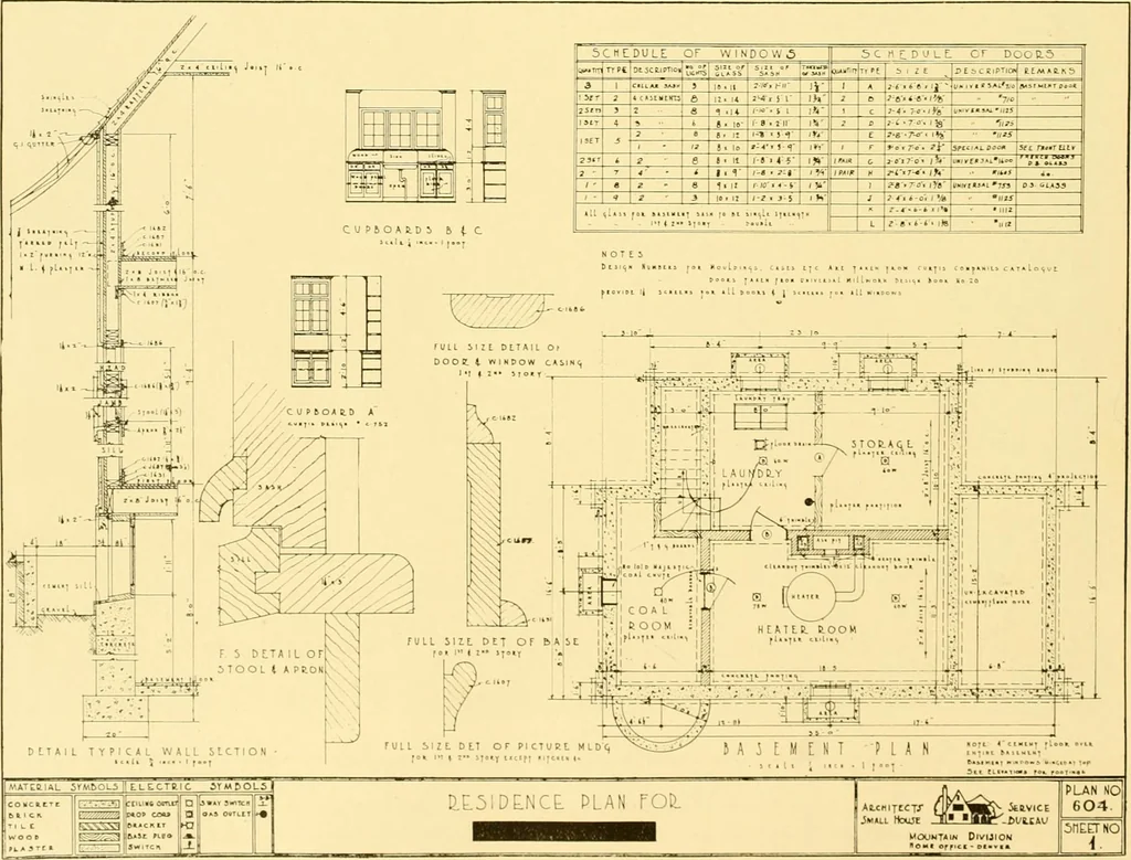 An illustration from How to plan, finance and build your home [by] the Architects’ small house service bureau., 1922, leaf 87
