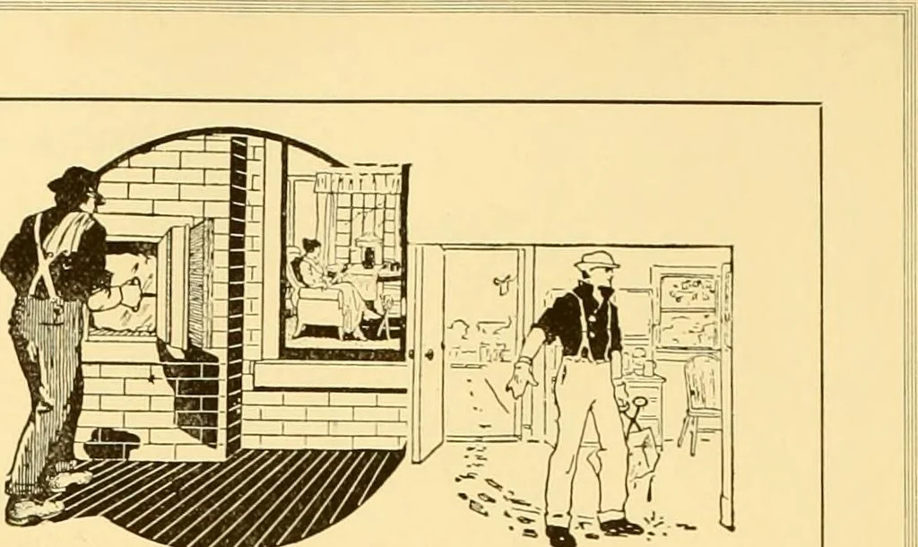 An illustration from How to plan, finance and build your home [by] the Architects’ small house service bureau., 1922, leaf 95