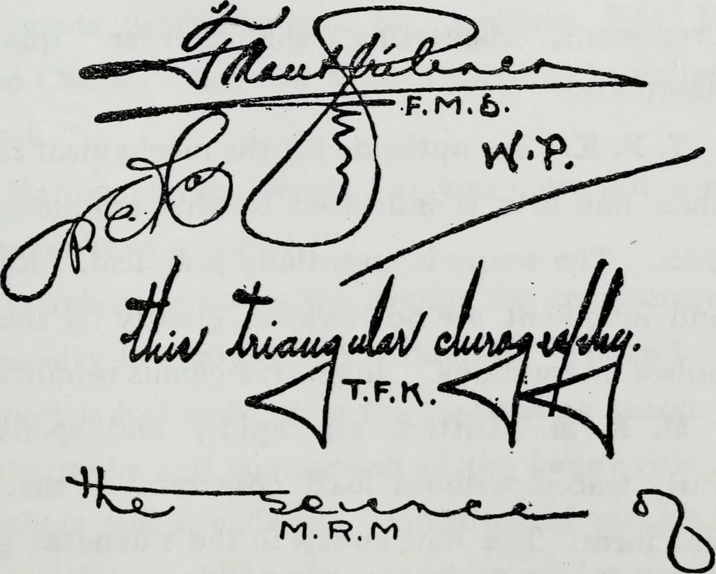 An illustration from How to read character in handwriting : a guide for the beginner and student of graphology, 1910, leaf 66
